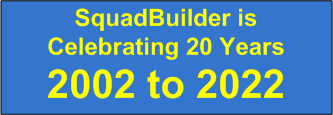 20 years of SquadBuilder